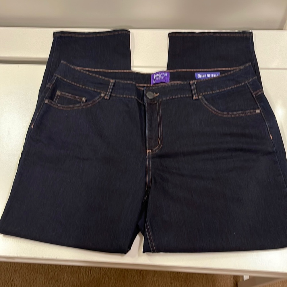 Just My Size women’s dark wash jeans size 18 petite